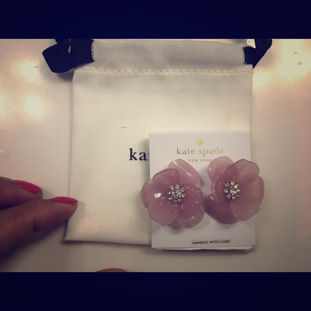 Kate Spade flower earrings! - Picture 5 of 7